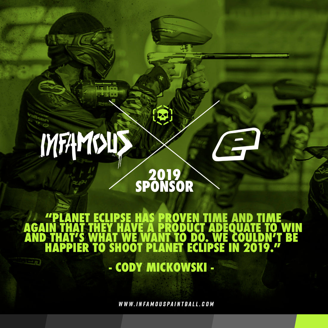 Planet Eclipse Sponsors Infamous in 2019