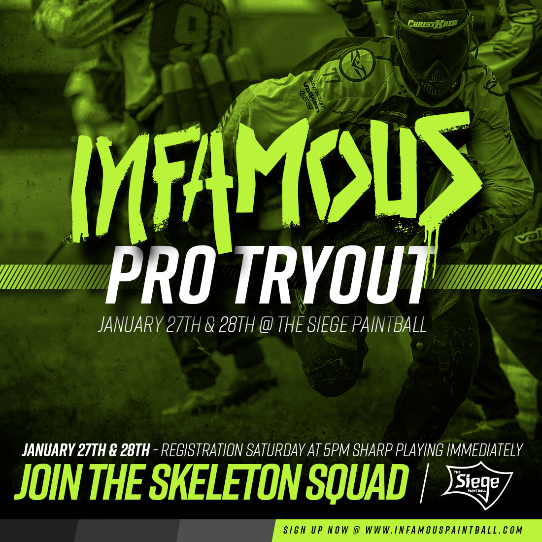 Infamous Pro Team Tryouts