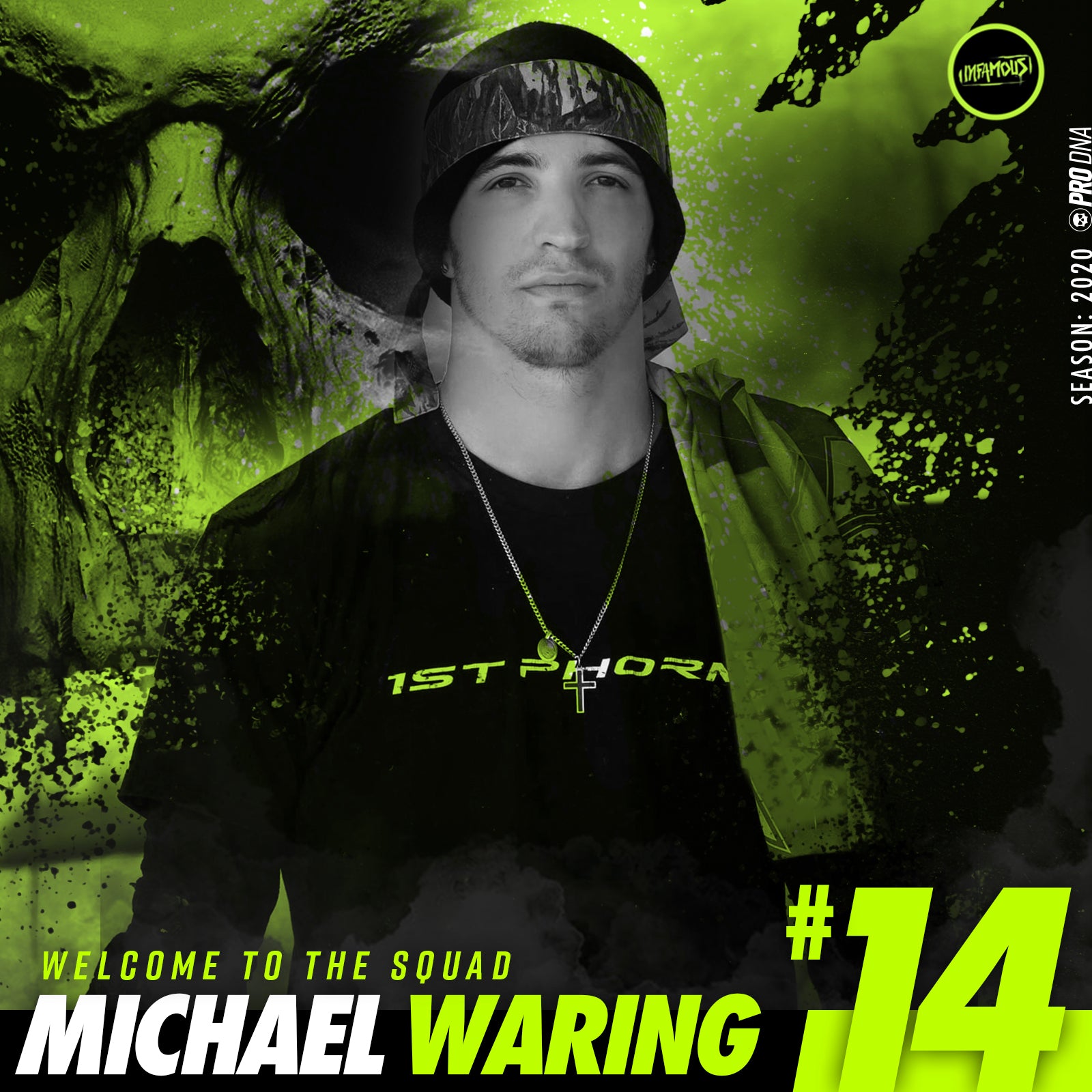 NEW PICKUP - Michael Waring to Infamous