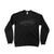Crew Neck Sweatshirt - Black on Black Infamous Infamous Paintball