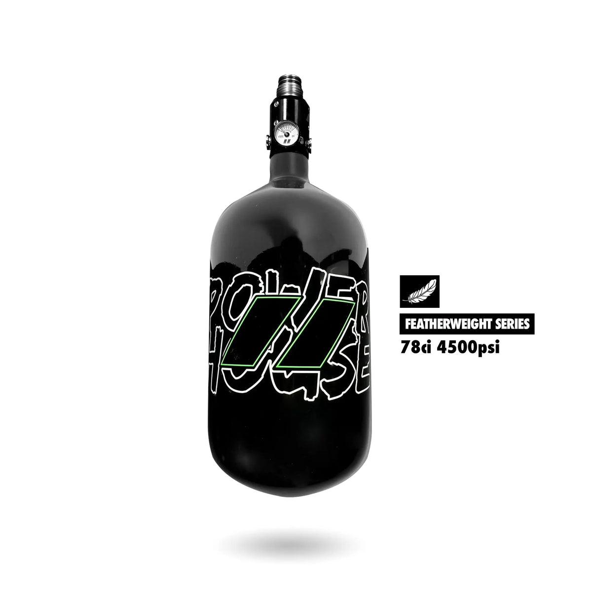 POWERHOUSE™ “FEATHERWEIGHT” AIR SYSTEM 78CI (REG &amp; BOTTLE) Infamous Paintball