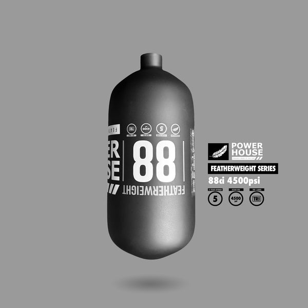 POWERHOUSE™ “FEATHERWEIGHT” AIR TANK 88CI (BOTTLE ONLY) - Infamous