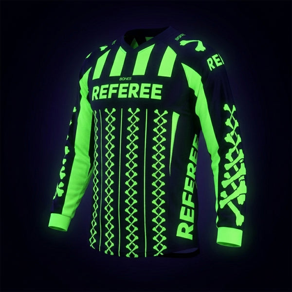 BONES UV MESH REF JERSEY - NEON GREEN - Infamous Paintball
