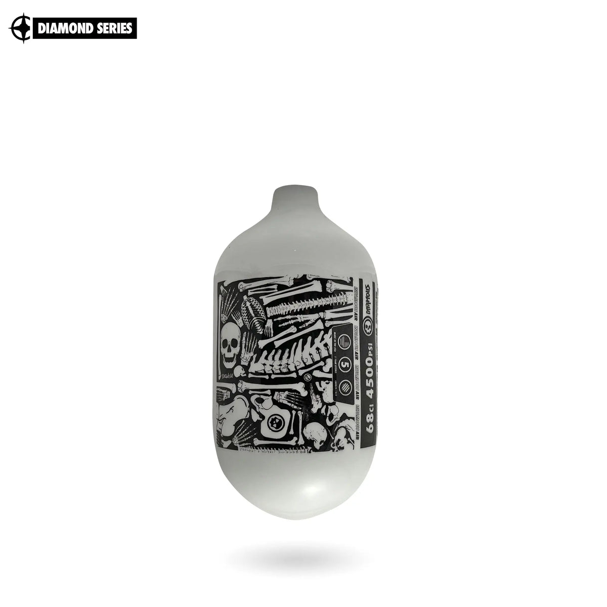 Infamous Air &quot;DIAMOND SERIES&quot; (Bottle Only) 68ci / 4500psi - BONES Infamous Paintball