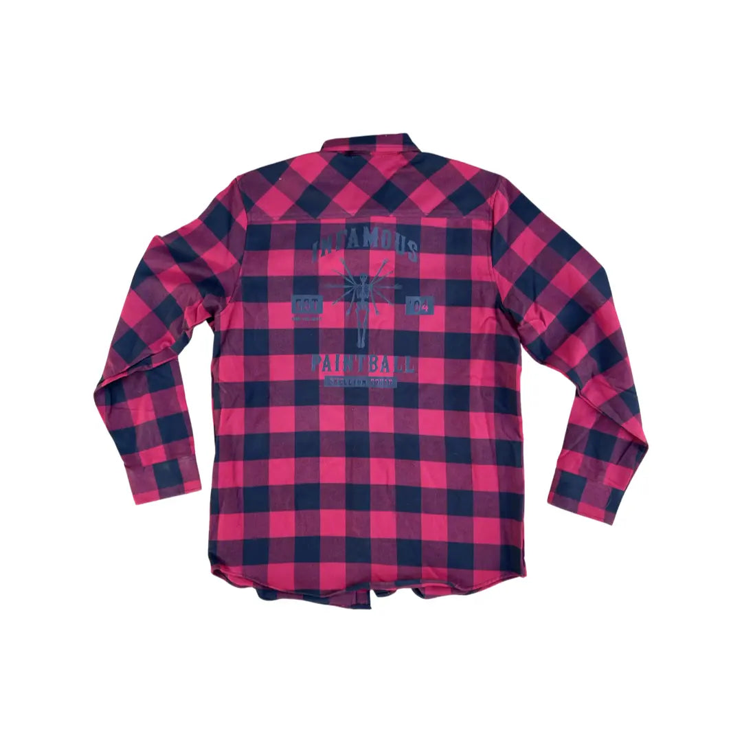 SKELETON SQUAD FLANNEL SHIRT Infamous Paintball