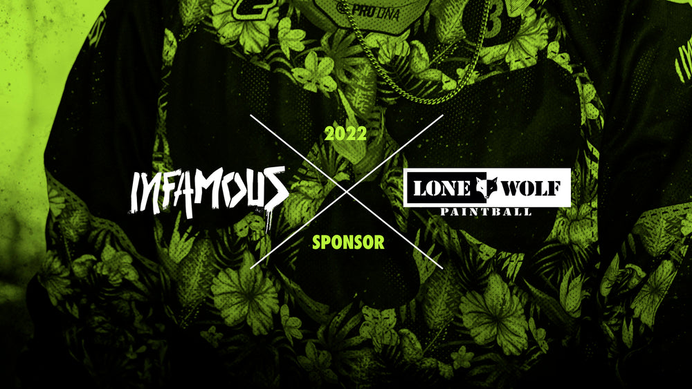 Lone Wolf Paintball Infamous Sponsor 2022 Infamous Paintball