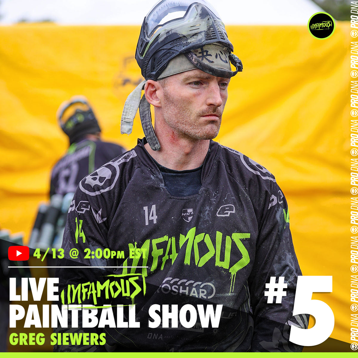 Infamous Live Paintball Show #5 - Greg Siewers