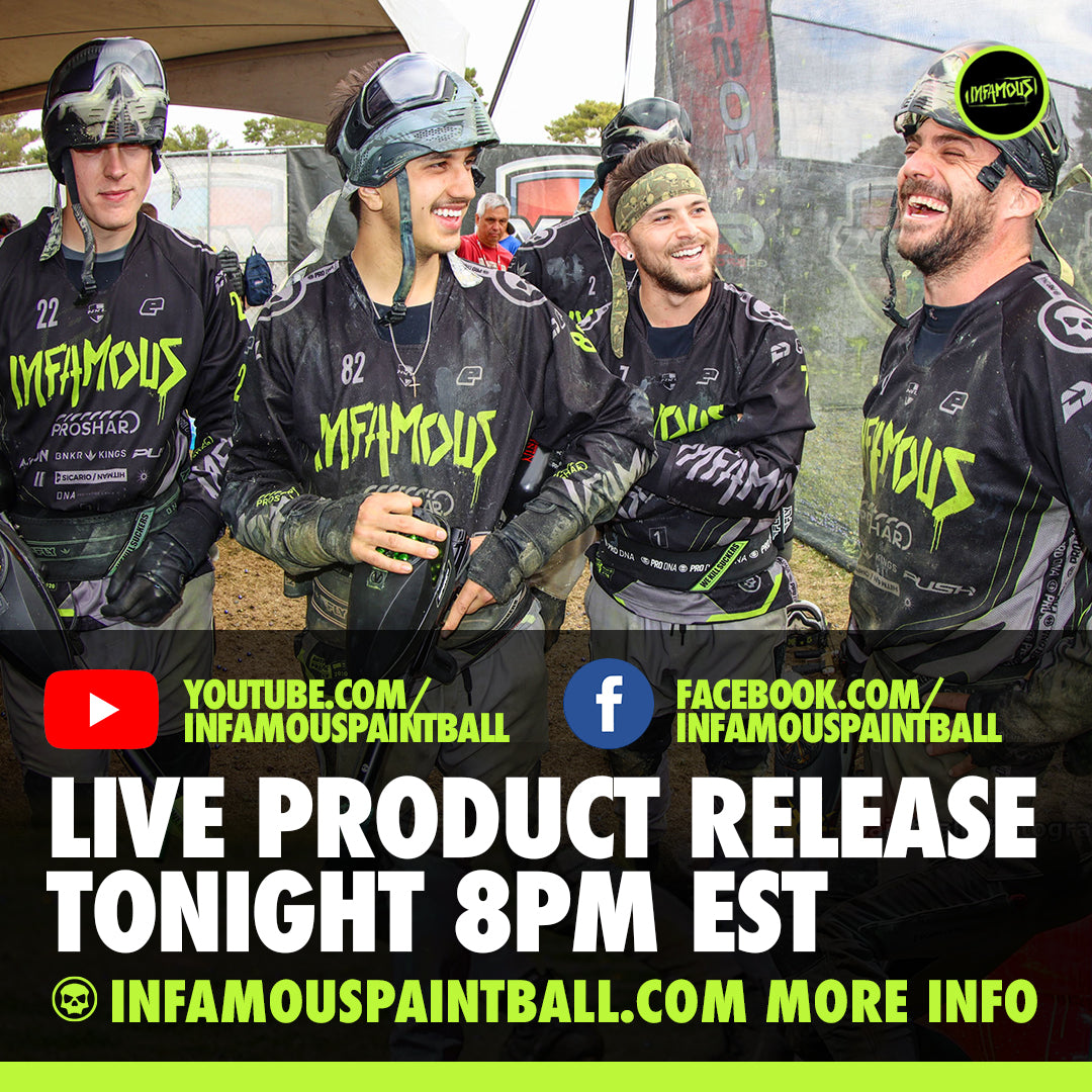 Infamous Live Paintball Show #1 - Skeleton Air Tank Release