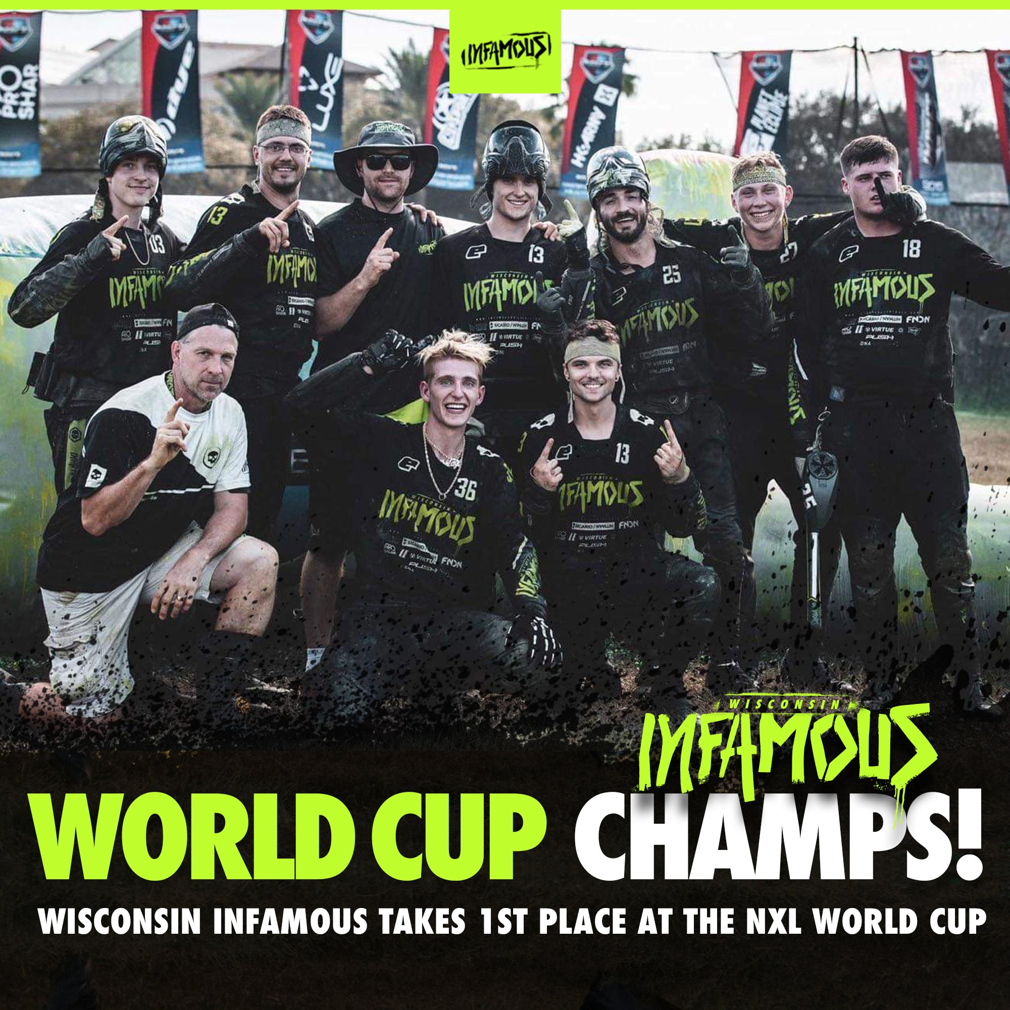 1st Place World Cup 2019 - Wisconsin Infamous