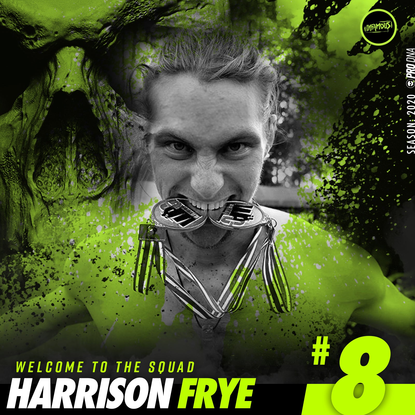 Harrison Frye Joins Infamous! Infamous Paintball