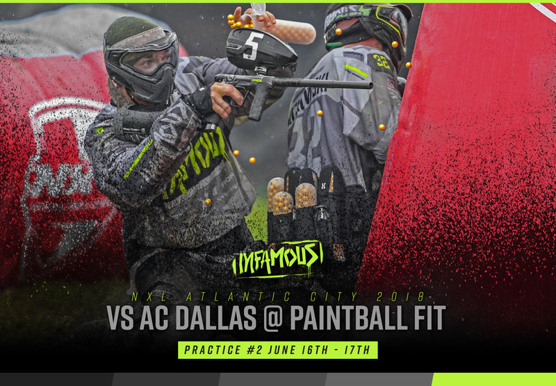 Practice Infamous Vs AC Dallas Infamous Paintball