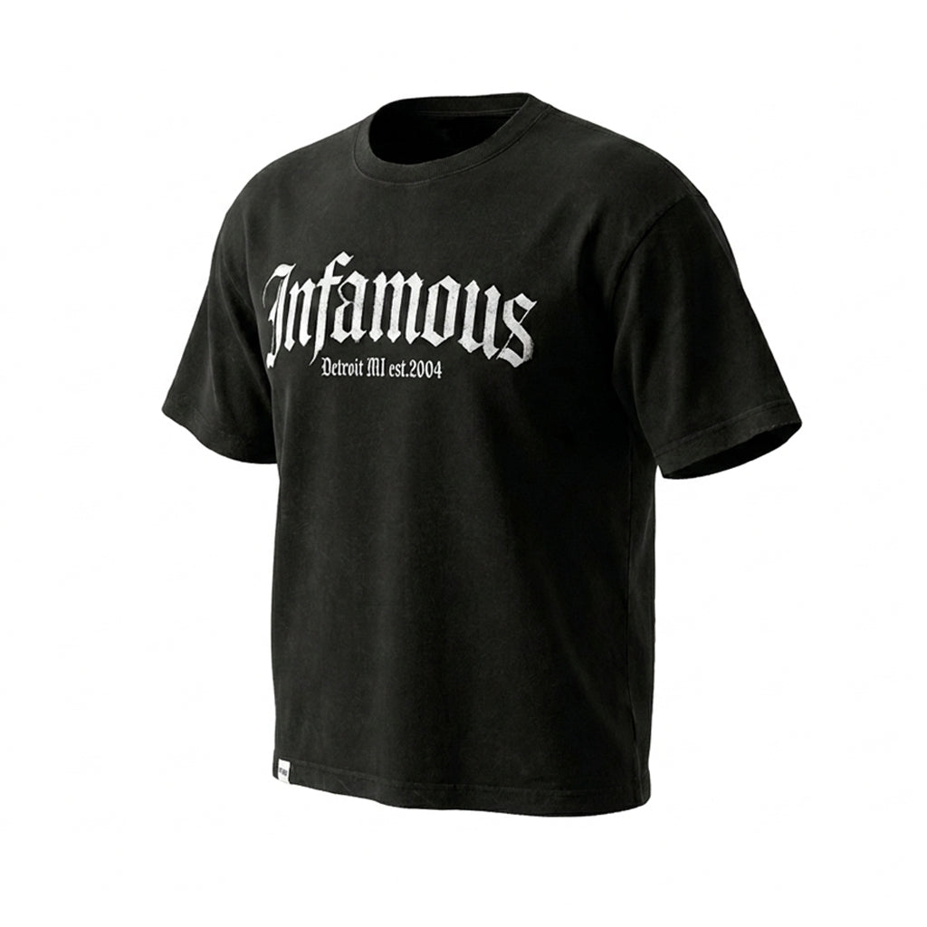 HERITAGE TEE — DETROIT 2004 / BLACK WASH