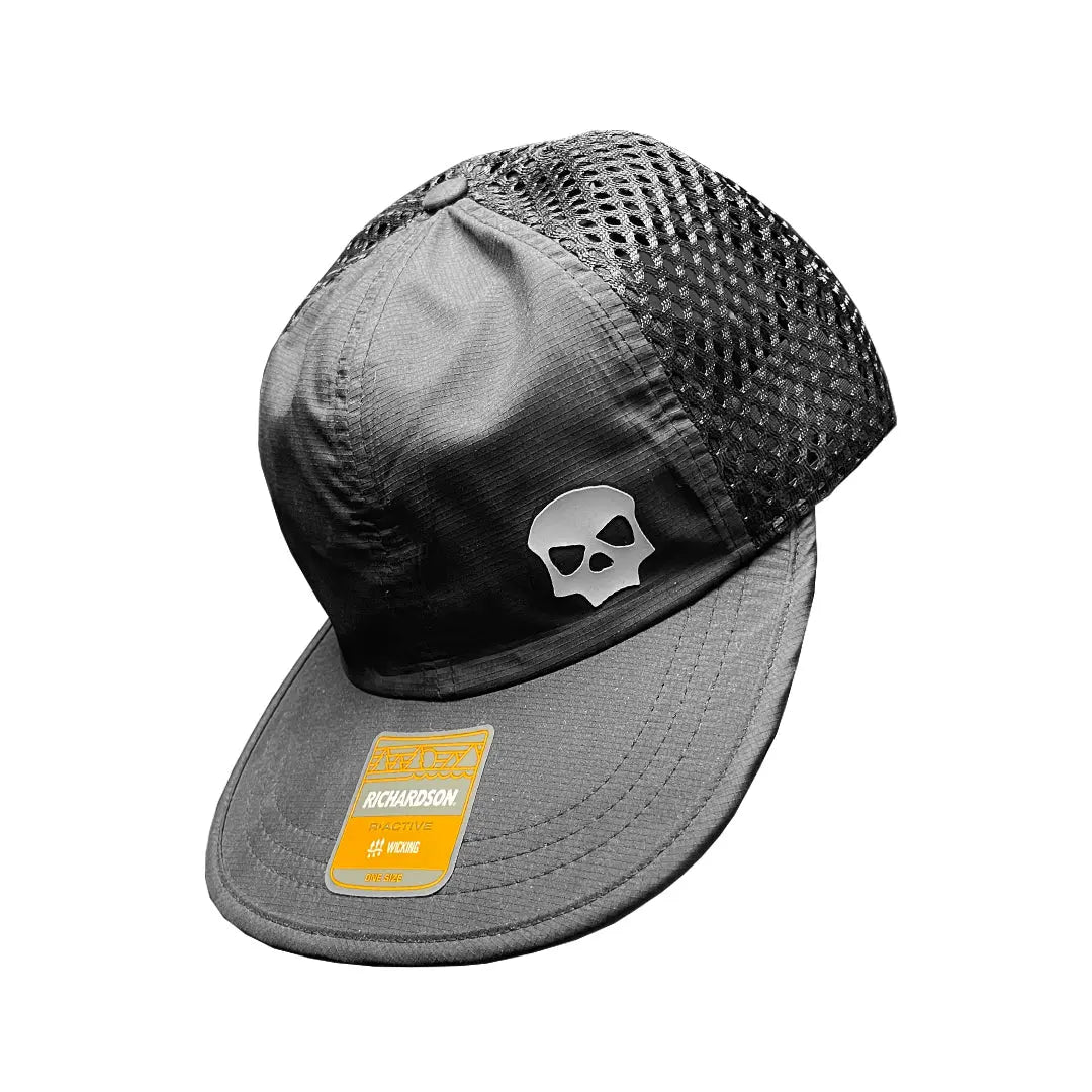Active Hat - Black Skull Icon