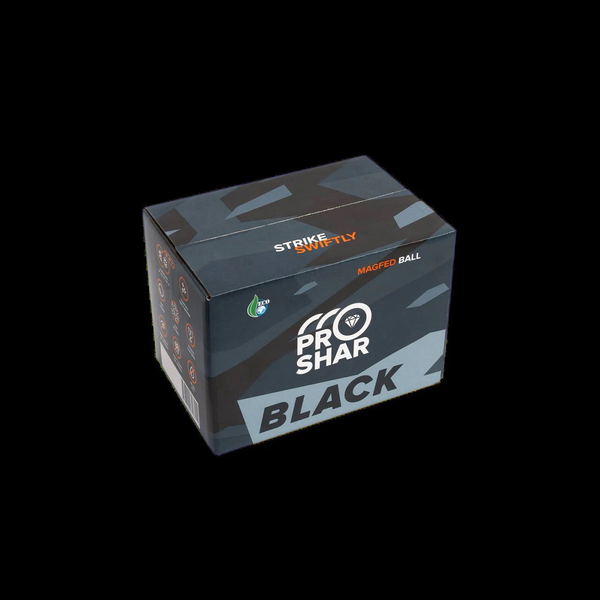 PROSHAR BLACK .68 CALIBER PAINTBALLS