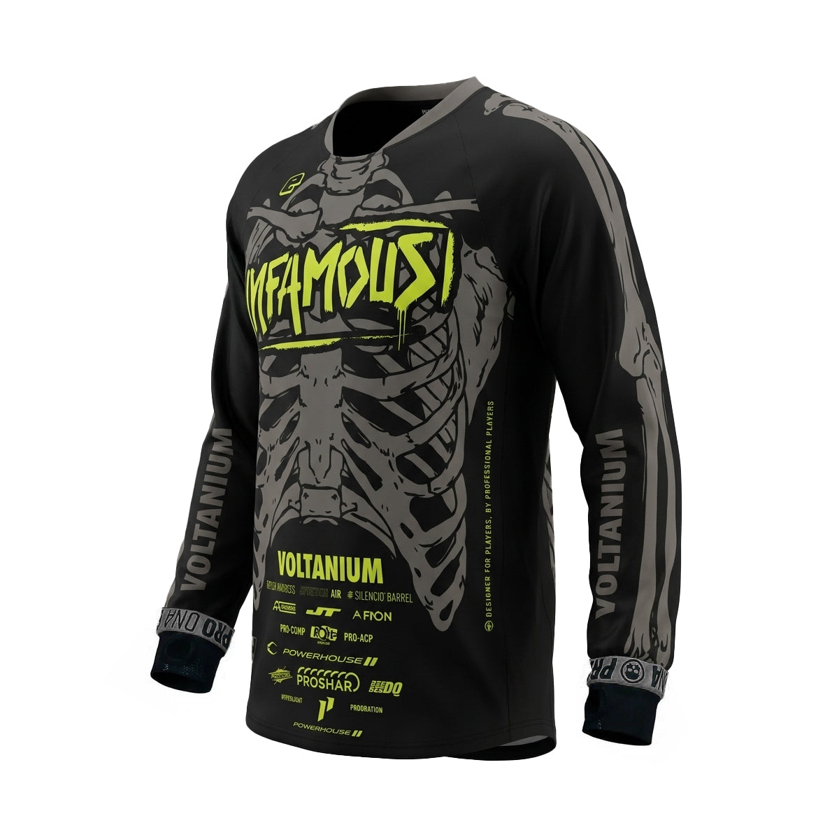 PRO DNA™ DNA SERIES JERSEY – SKELETON BLACKOUT