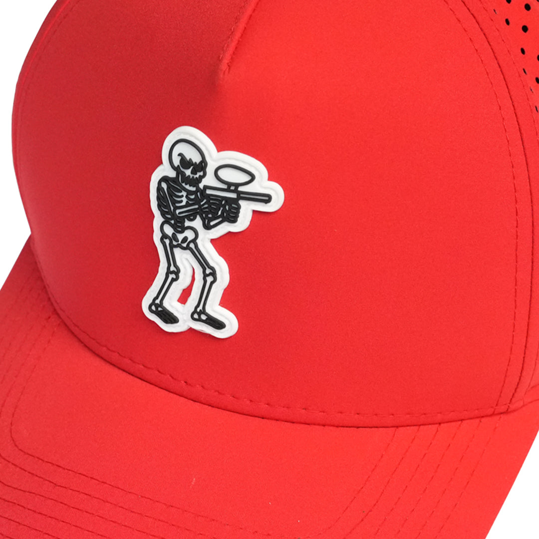 Bones Baller Weatherproof Snapback Hat - Red