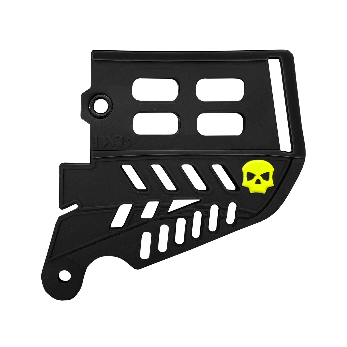 JT PROFLEX - INFAMOUS SKULL DV8 EARS (NOTCH) BLACK / VOLT LOGO
