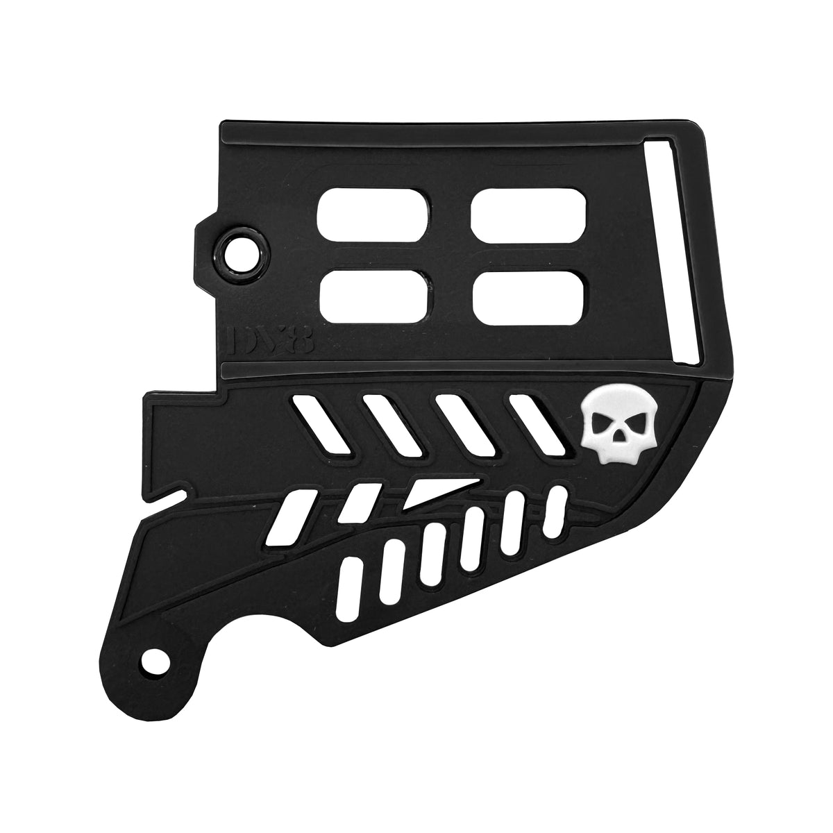 JT PROFLEX - INFAMOUS SKULL DV8 EARS (NOTCH) BLACK / WHITE LOGO