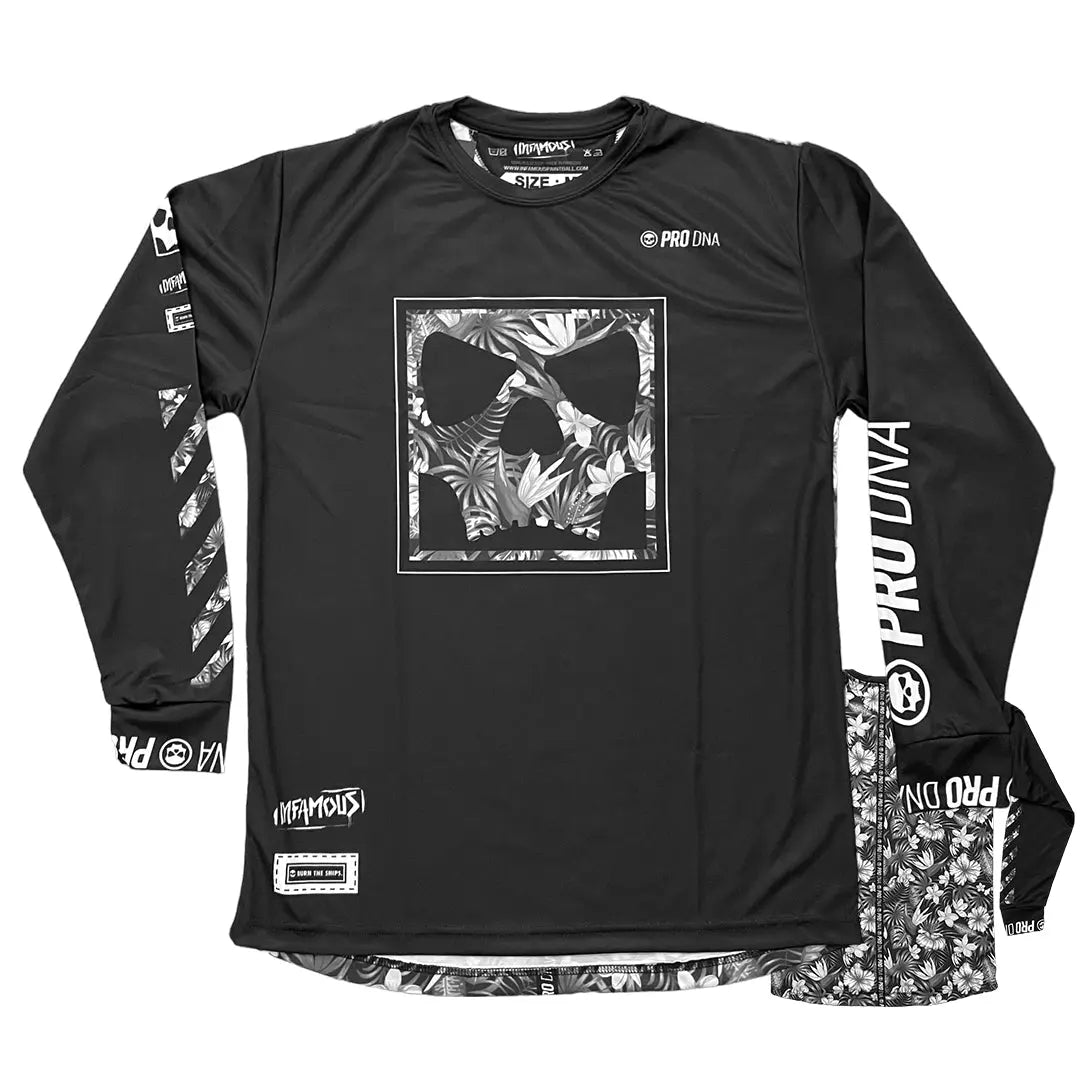 DryFit Long Sleeve - Tropical Grey Infamous Paintball