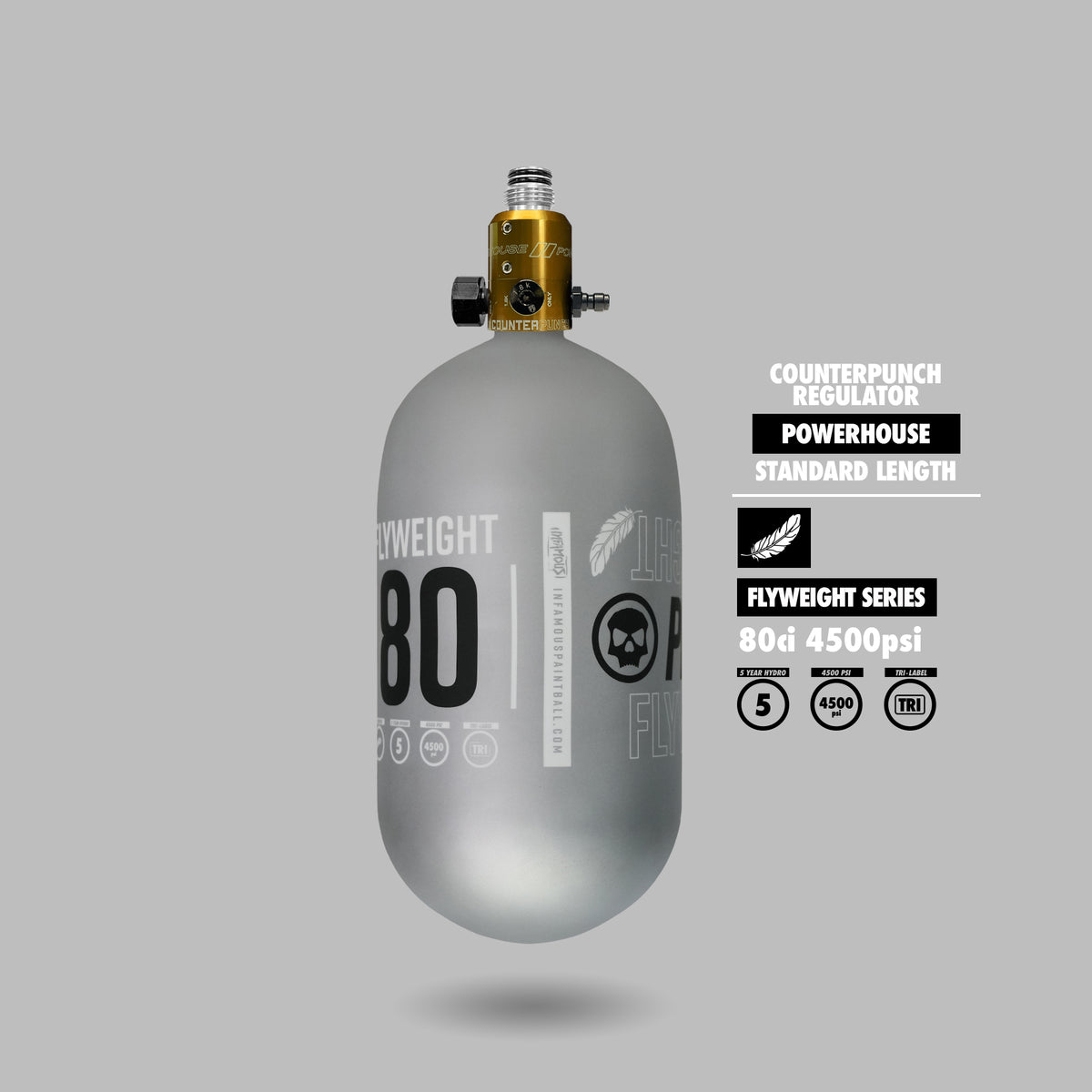 PRO DNA™ FLYWEIGHT AIR SYSTEM - 80CI MATTE SILVER + STANDARD REG