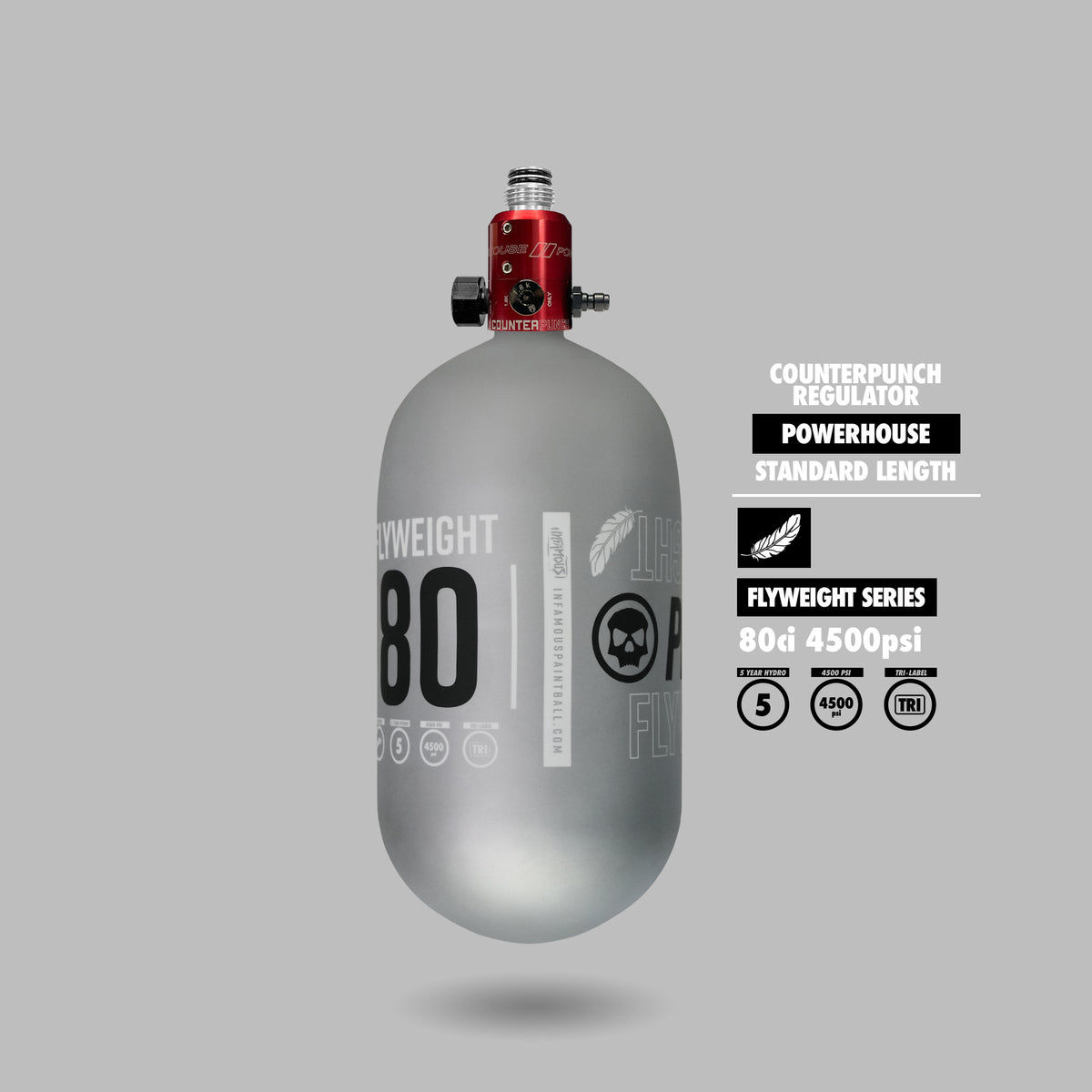 PRO DNA™ FLYWEIGHT AIR SYSTEM - 80CI MATTE SILVER + STANDARD REG