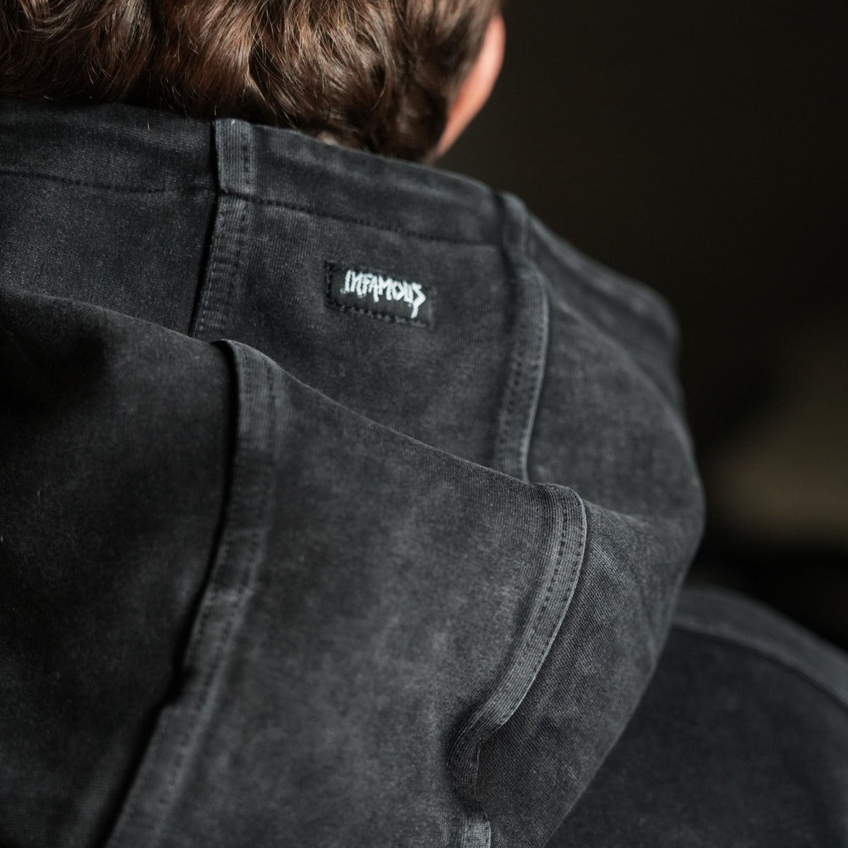 CORE HOODIE - BLACK WASH