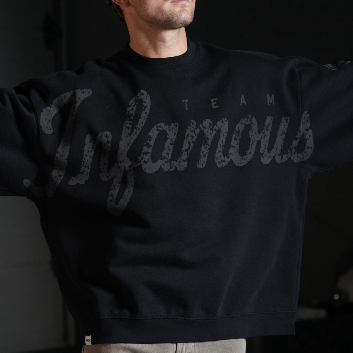 HERITAGE CREW - SCRIPT / BLACK WASH