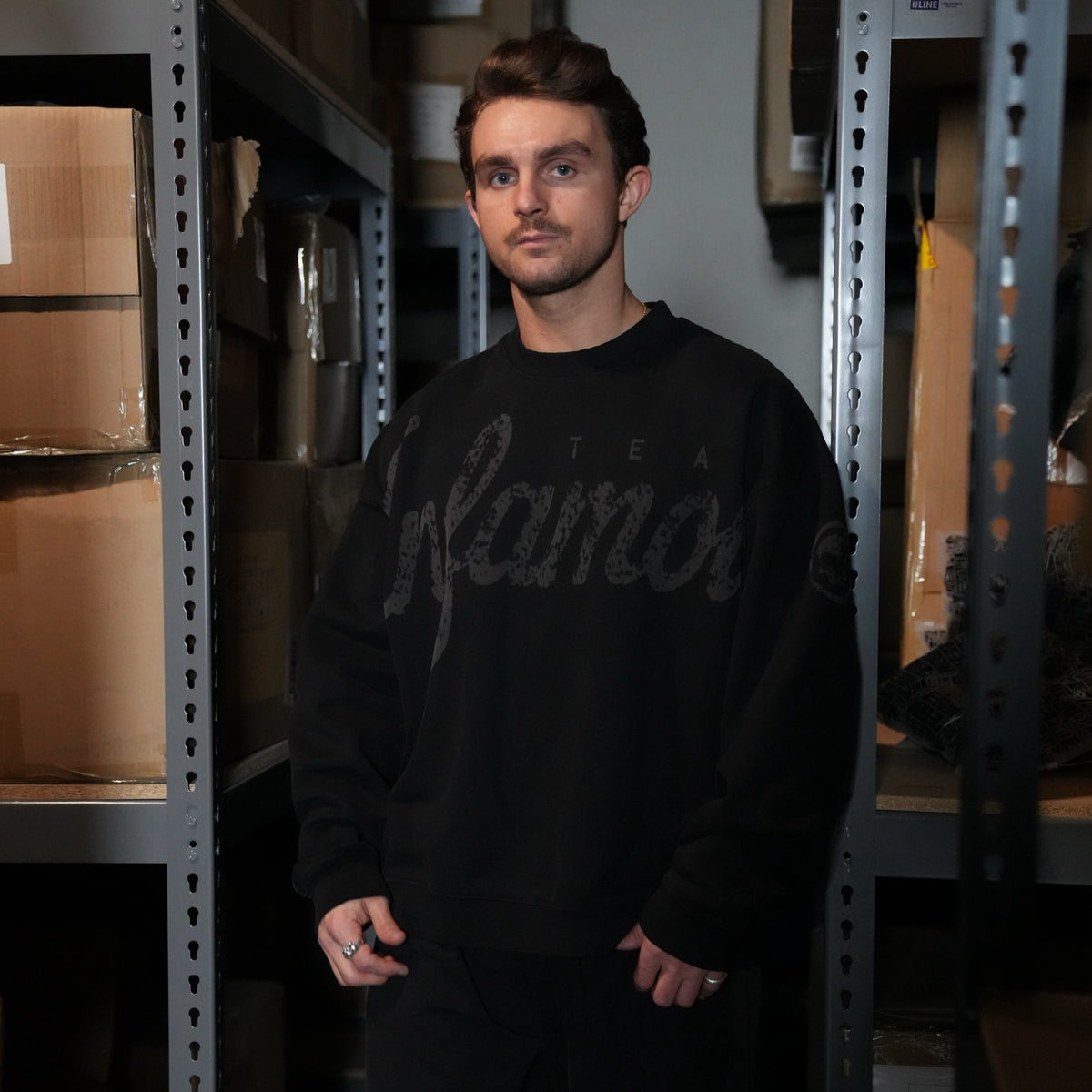 HERITAGE CREW - SCRIPT / BLACK WASH