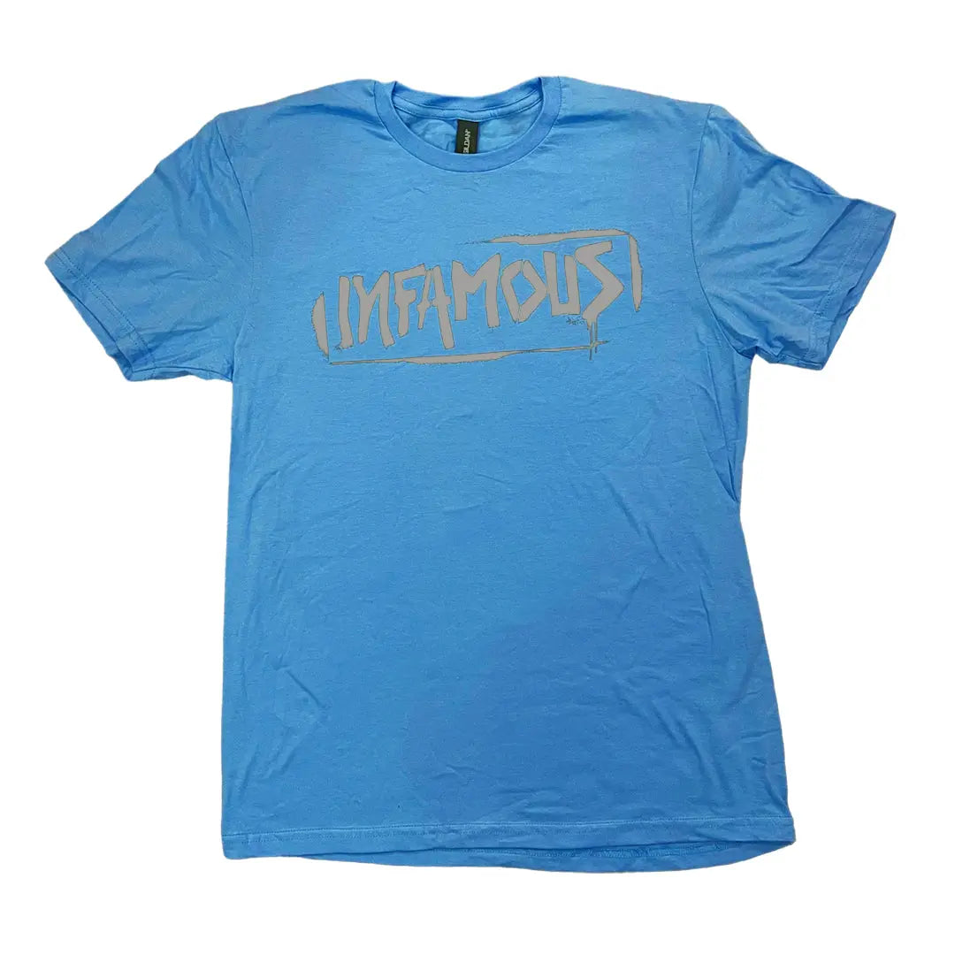 Cotton Shirt - Baby Blue Infamous Infamous Paintball