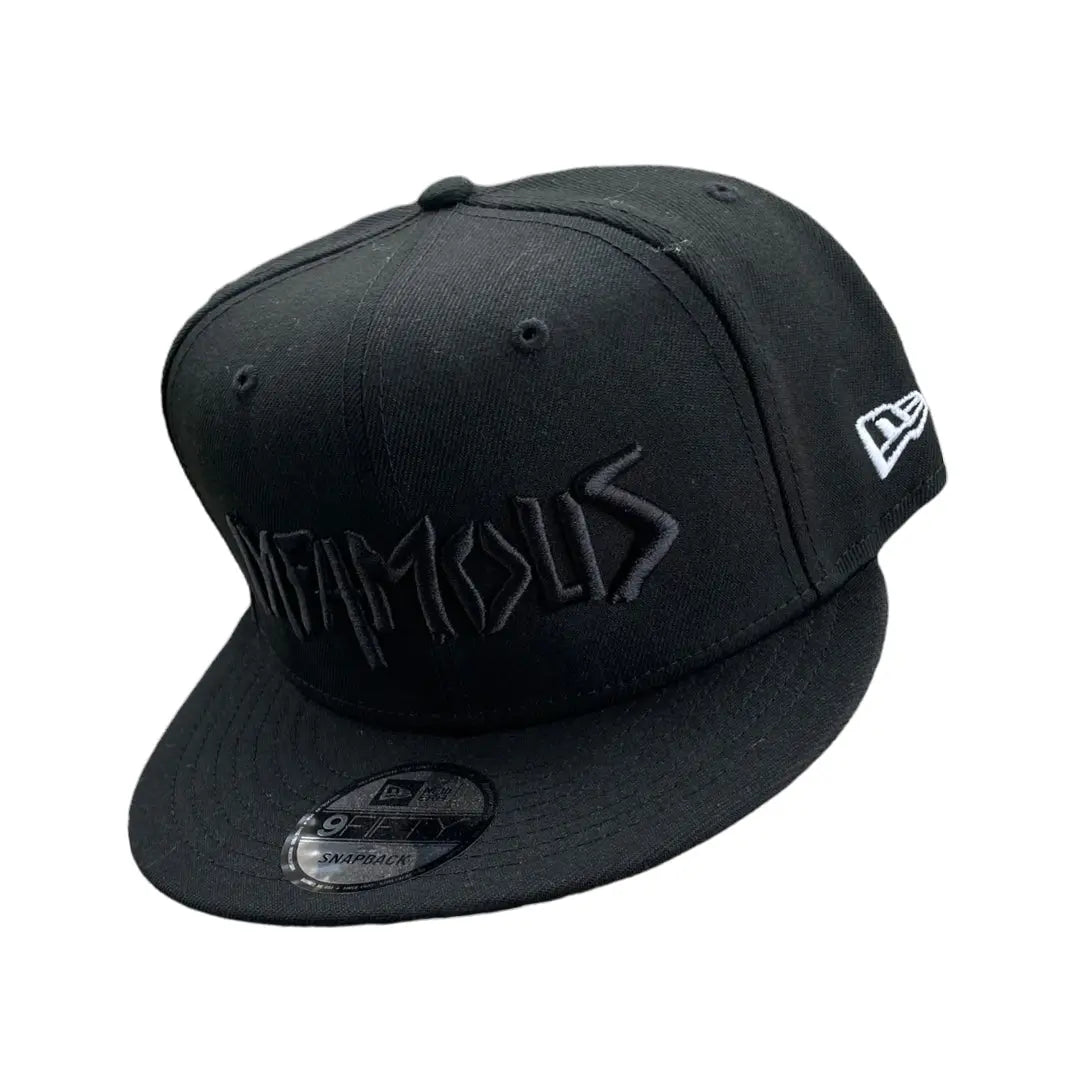 New Era Snapback Hat - Infamous Black Logo Infamous Paintball