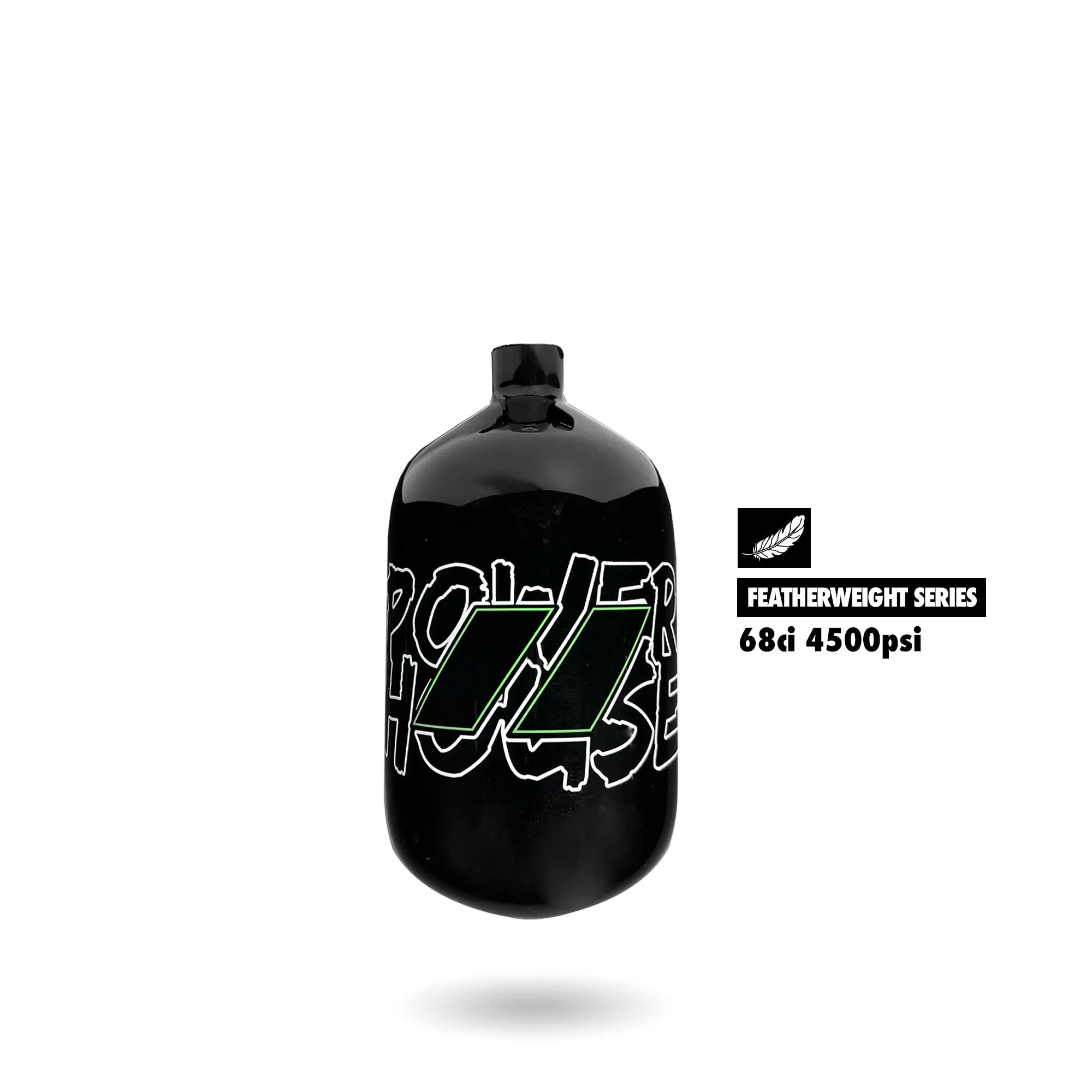 POWERHOUSE™ “FEATHERWEIGHT” AIR TANK 68CI (BOTTLE ONLY) Infamous Paintball