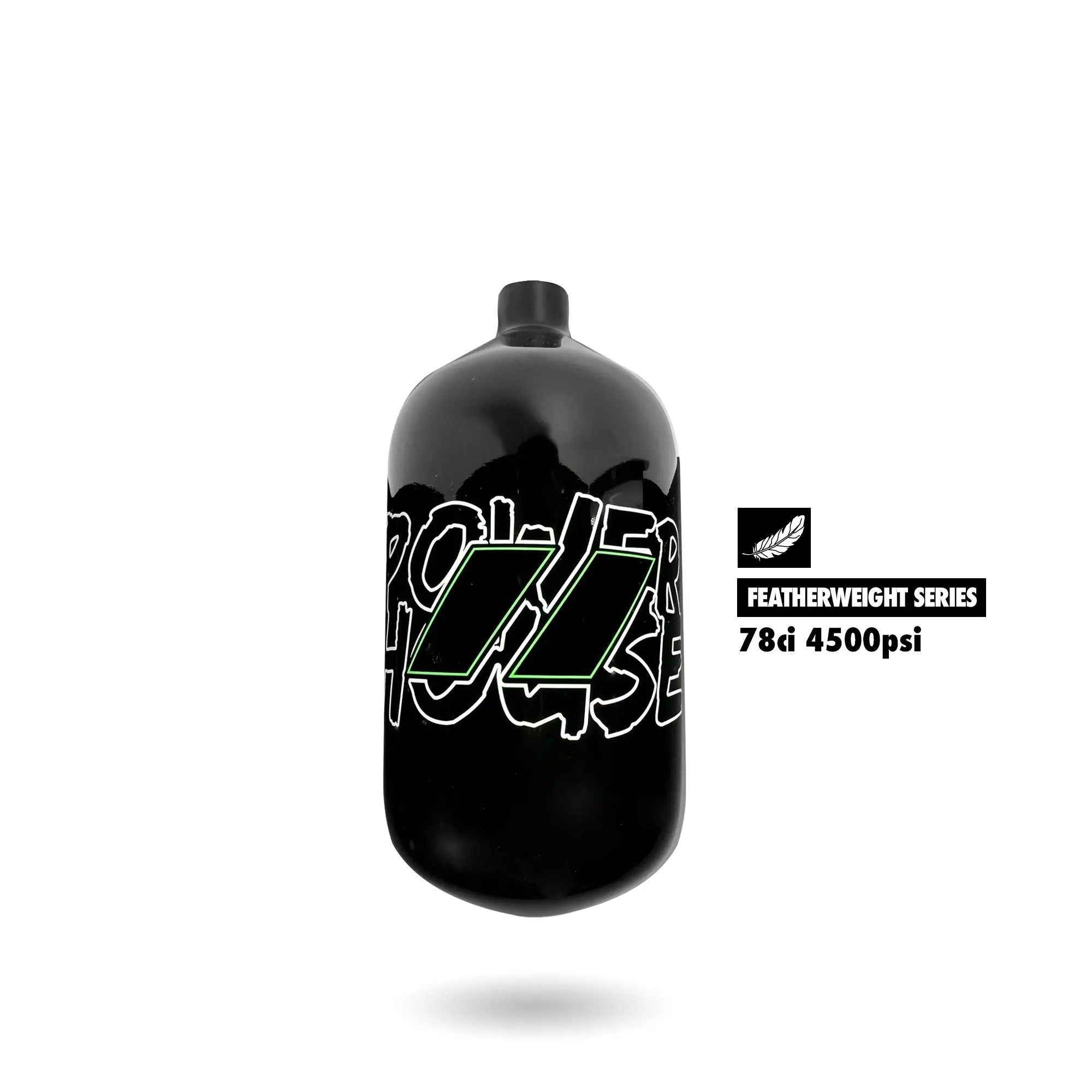 POWERHOUSE™ “FEATHERWEIGHT” AIR TANK 78CI (BOTTLE ONLY) Infamous Paintball