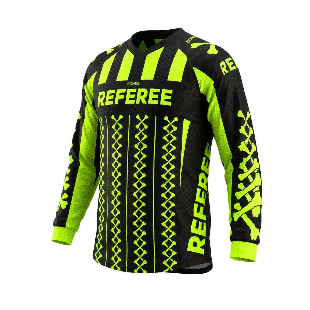 BONES UV MESH REF JERSEY - NEON GREEN - Infamous Paintball