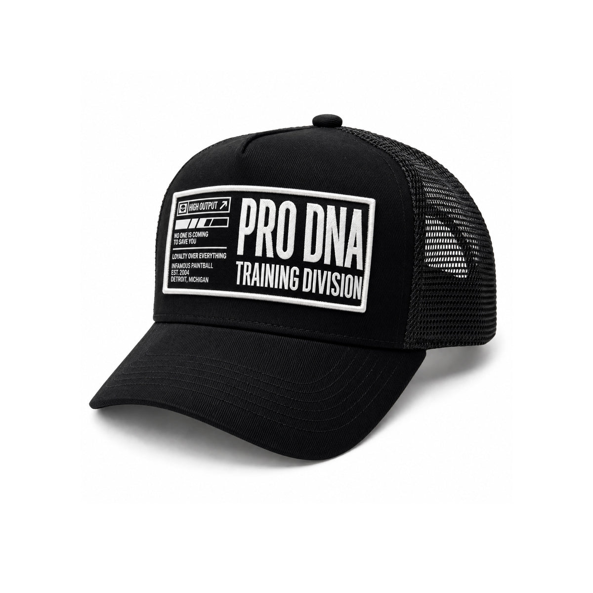 INFAMOUS™ Snapback Trucker Hat - Training Division - Black