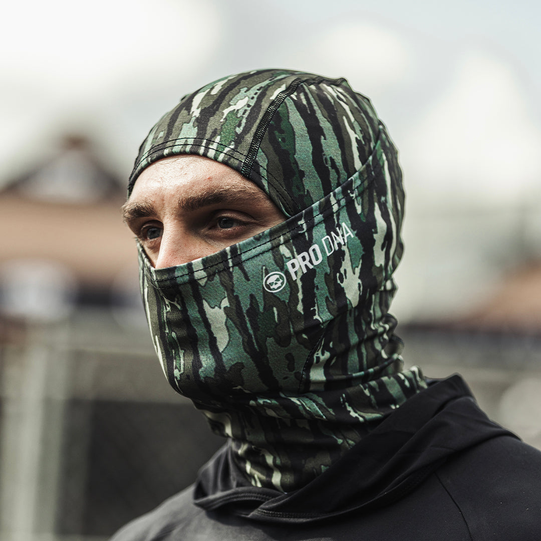 Sheisty Balaclava Headwrap - Green Tree Camo