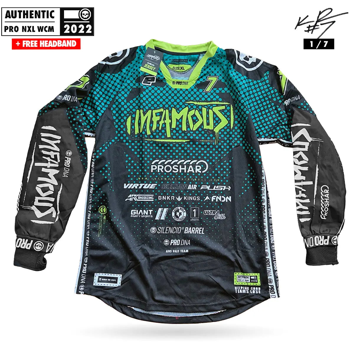 Custom* ICPL PRO team IMAGE jersey. SIZE XL. RARE!