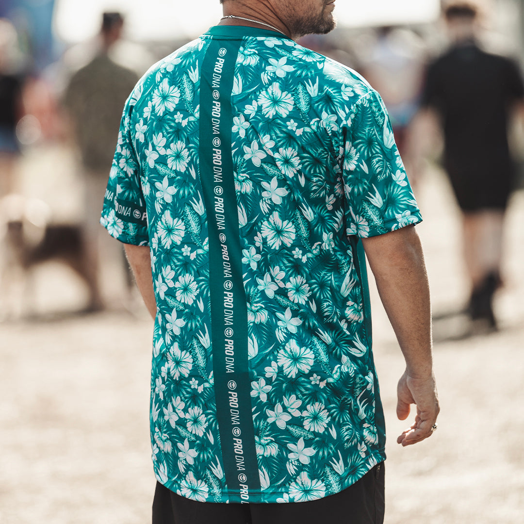 DryFit Tech T-Shirt - Tropical Pro DNA Teal