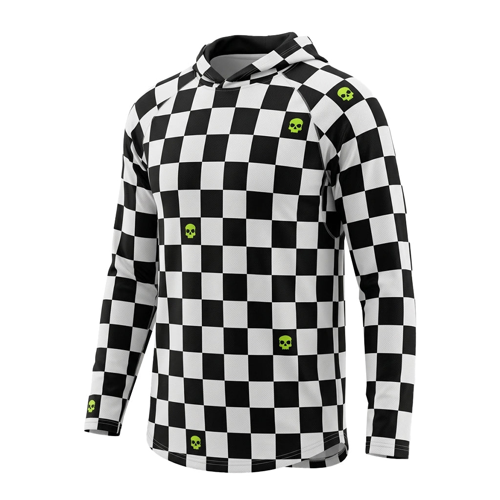 LIGHTWEIGHT UV HOODIE - CHECKERED