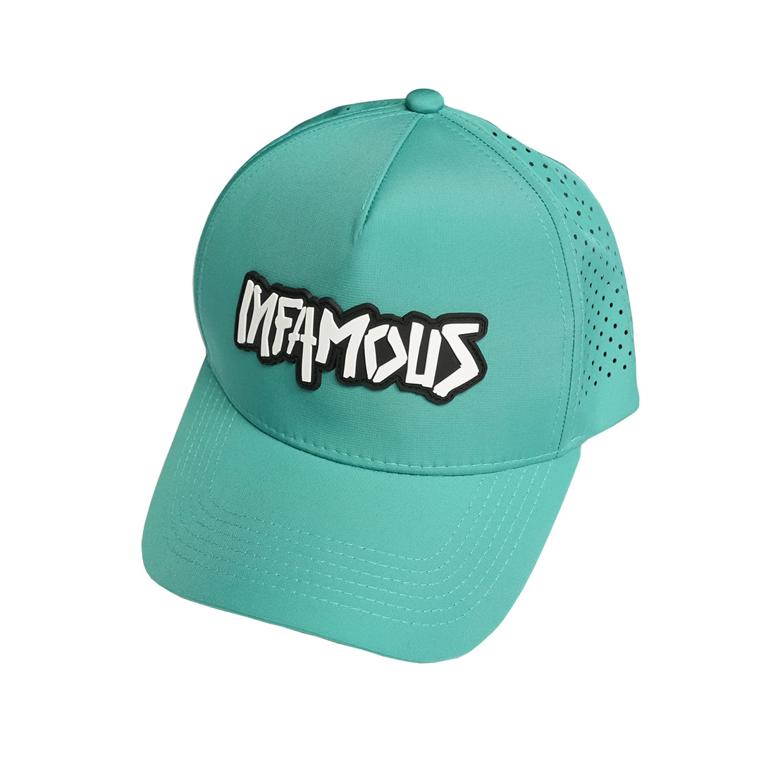 Infamous Weatherproof Snapback Hat - Tiffany