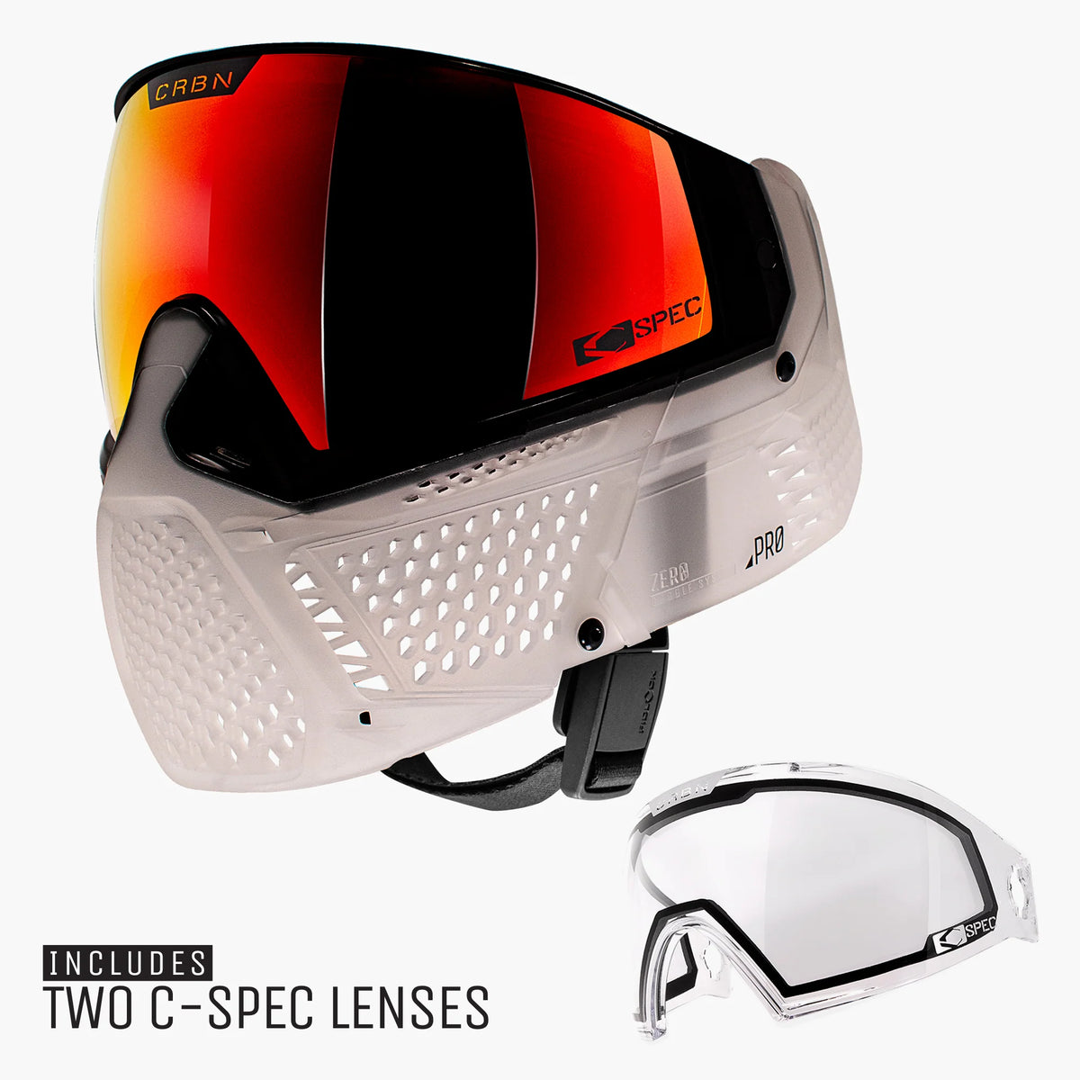 Zeros Goggles R6 CRBN ZERO PRO CLEAR GOGGLE - Infamous Paintball