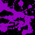 Black / Purple Splash