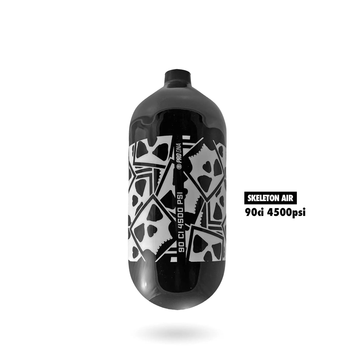 &quot;SKULL AO SERIES&quot; HYPERLIGHT AIR TANK 90ci  (BOTTLE ONLY) Infamous Paintball