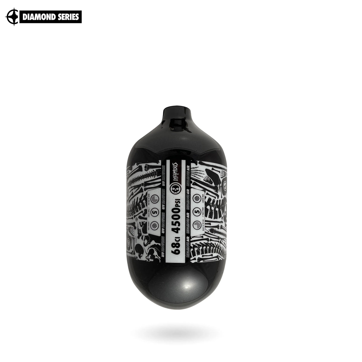 Infamous Air &quot;DIAMOND SERIES&quot; (Bottle Only) 68ci / 4500psi - BONES Infamous Paintball