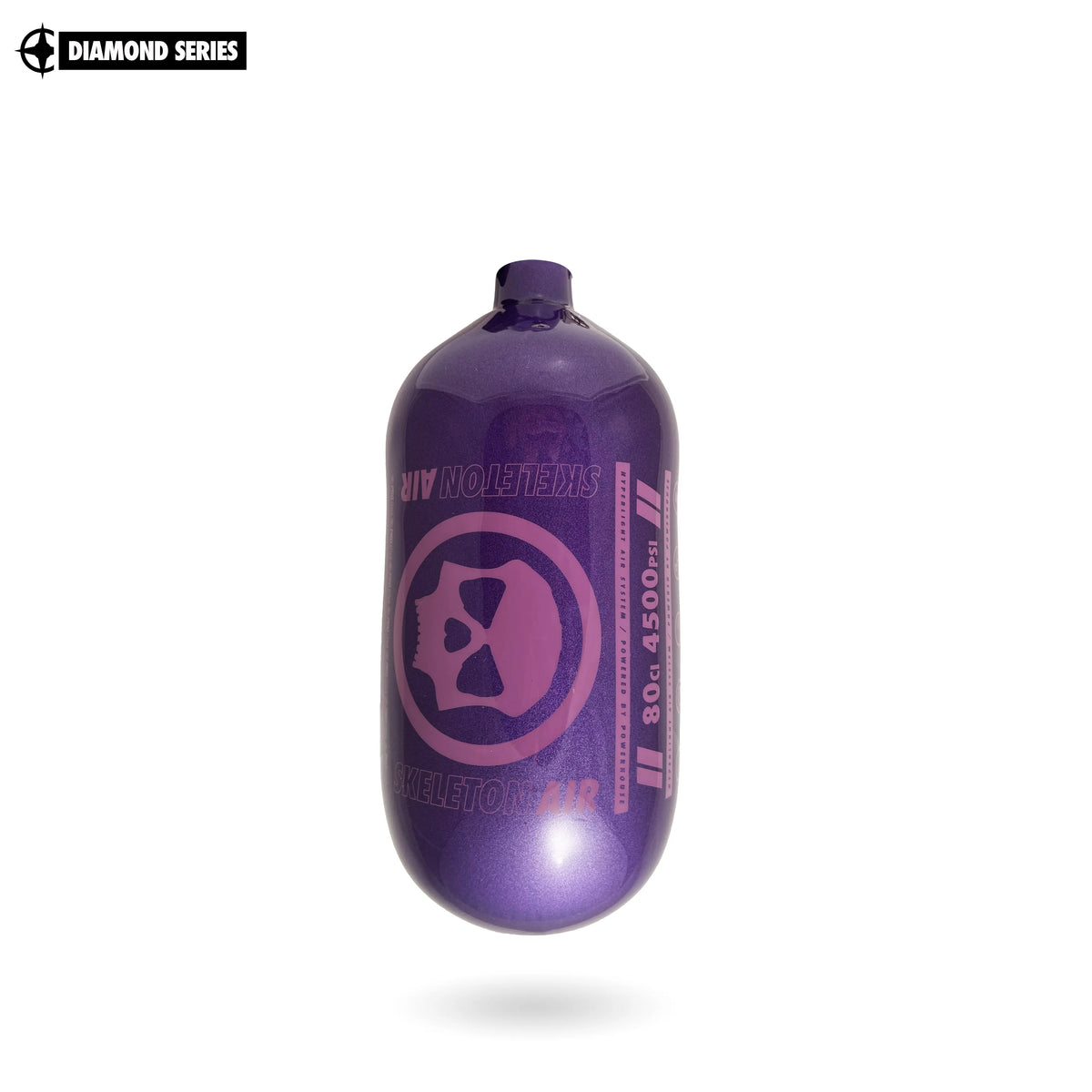 &quot;DIAMOND SERIES&quot; SKELETON AIR HYPERLIGHT AIR TANK 80CI (BOTTLE ONLY) Infamous Paintball