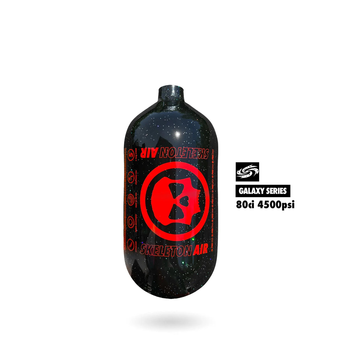 &quot;GALAXY SERIES&quot; HYPERLIGHT AIR TANK 80CI (BOTTLE ONLY) Infamous Paintball
