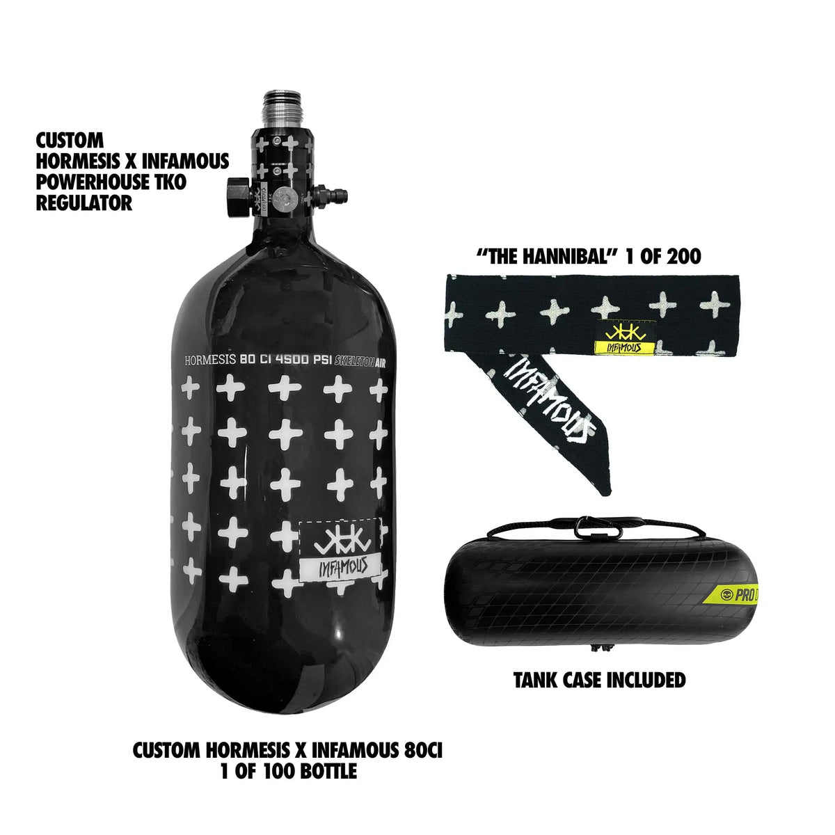 &quot;HORMESIS SERIES&quot; HYPERLIGHT AIR SYSTEM 80CI - THE HANNIBAL Infamous Paintball