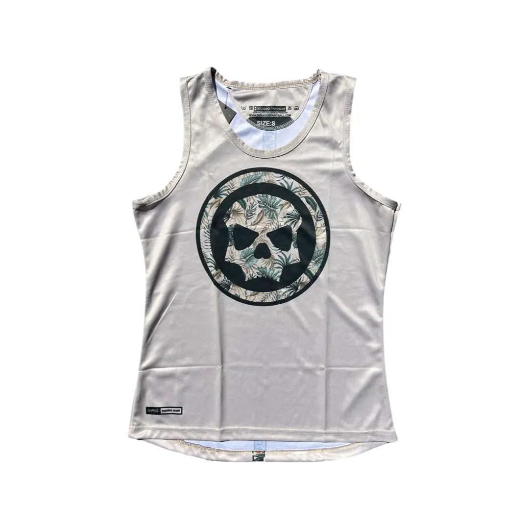 DryFit Tank Top - Womens Skull Icon Infamous Paintball