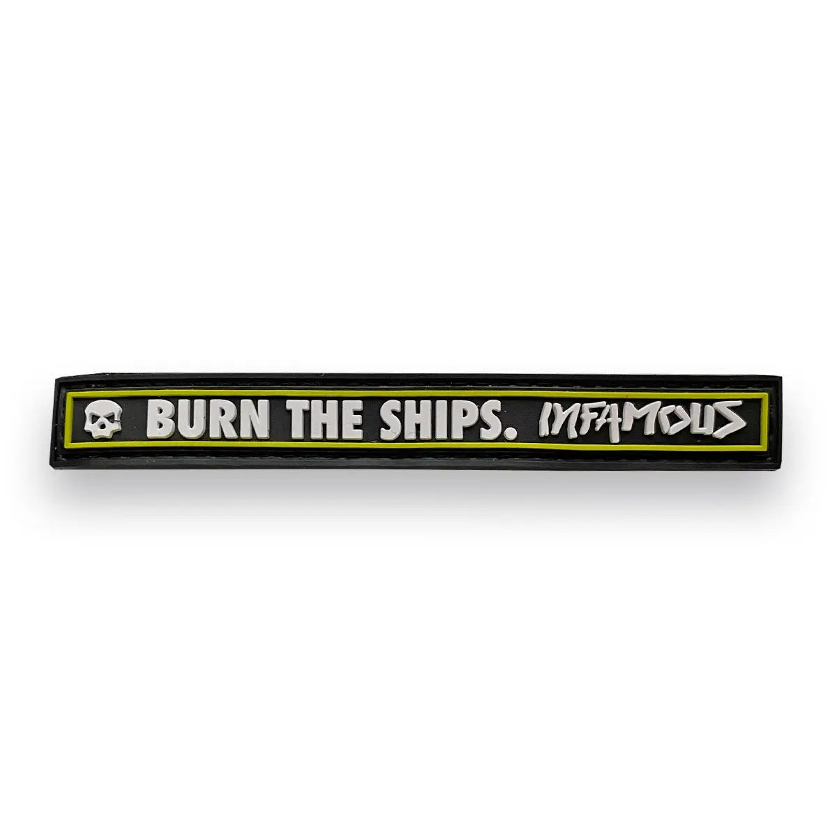 Burn The Ships Long Patch - Black Volt Infamous Paintball