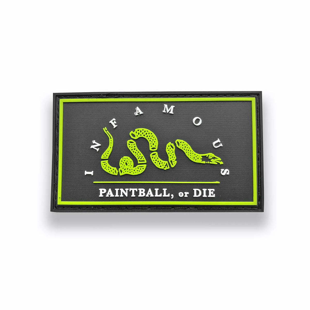 Paintball or Die Infamous Paintball Patch (3.5x2) Infamous Paintball