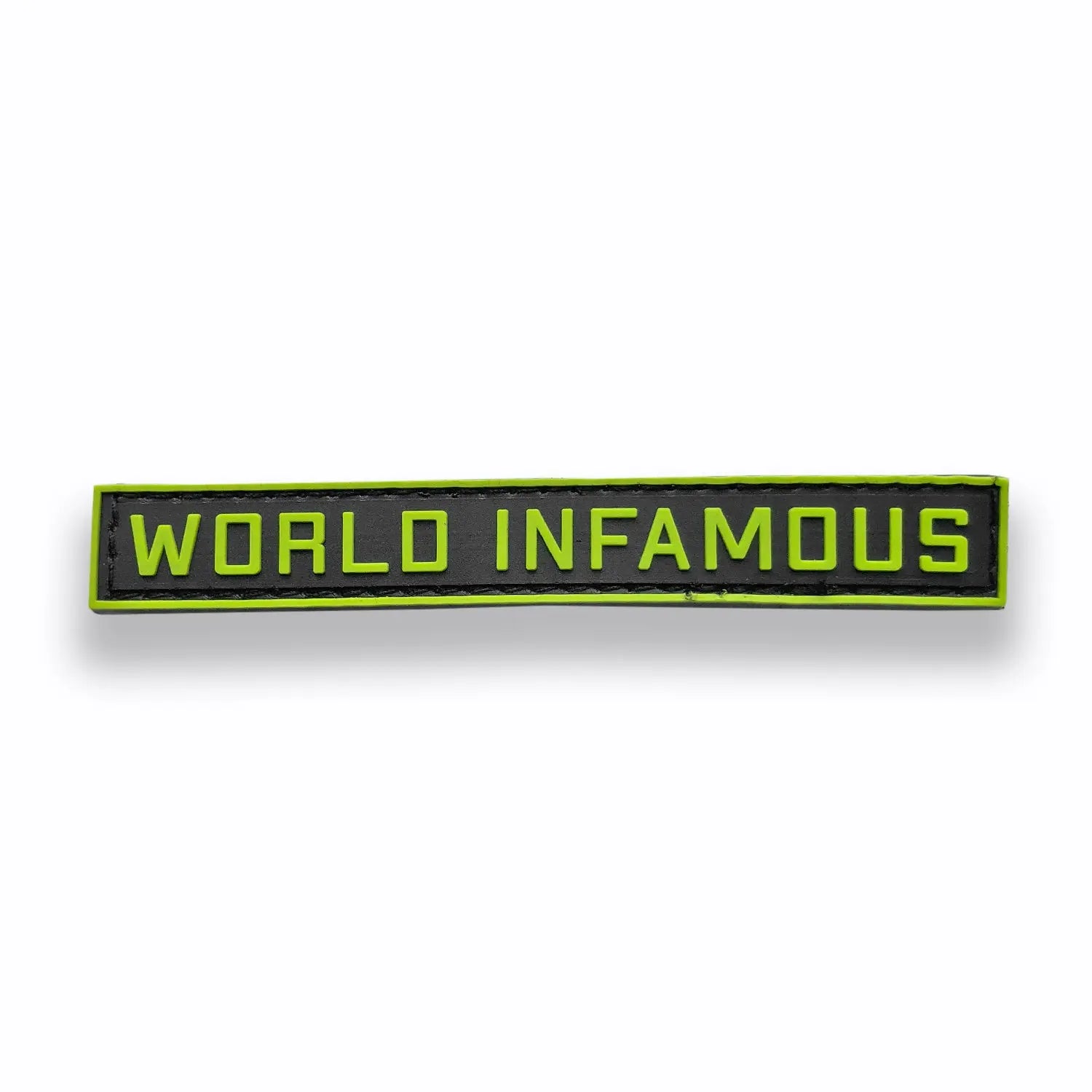 World Infamous Rectangle Paintball Patch (3.7x.5) Infamous Paintball
